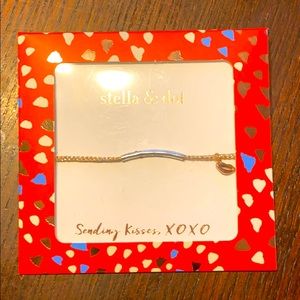 Stella & Dot Sending Kisses Wishing Bracelet